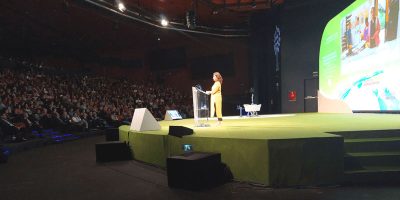 Operador de steadicam en Congreso escuelas católicas